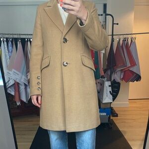 Sam Edelman Camel Wool Blend Coat